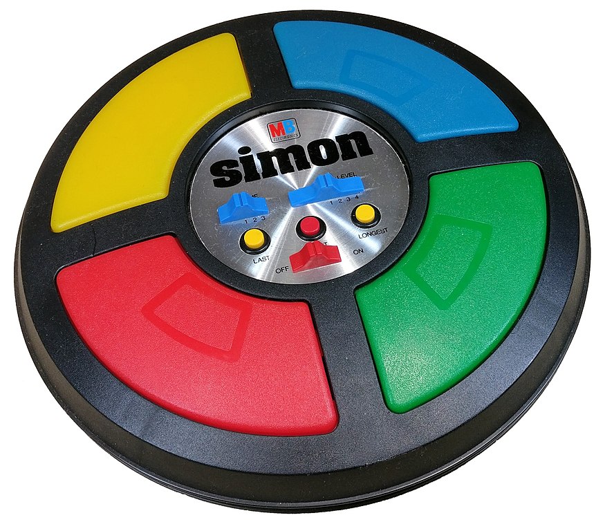 Retro 80s Simon Says Game - Simon Game - Pin