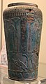 Situla in faience con cartiglio del faraone egiziano bocchoris, dalla tomba di bocchoris a monterozzi, 700-690 ac ca. 02.jpg