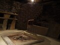Reproduction de l'intérieur d'une des habitations souterraine de Skara Brae.