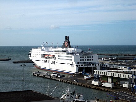 Smyril lines M/S Norönna during Hanstholms days as an active ferry port