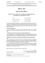 Thumbnail for File:Social Security (Recovery of Benefits) (Miscellaneous Amendments) Regulations 2000 (UKSI 2000-3030 qp).pdf