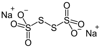 <span class="mw-page-title-main">Sodium tetrathionate</span> Chemical compound