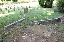 Soldier's Graveplot where 121 U.S. Civil War soldiers are buried Soldier's Graveplot at Wilmington and Brandywine Cemetery.jpg