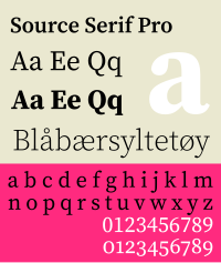 Källa Serif Pro - sample.svg