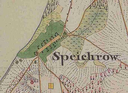 Speichrow Urmesstischblatt 3951 1846