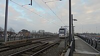 RandstadRail 4 rijdt over de brug