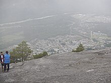 Veduta di Squamish da Stawamus Chief