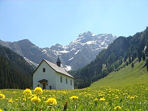 View from the Nenzing sky to the Panüeler head