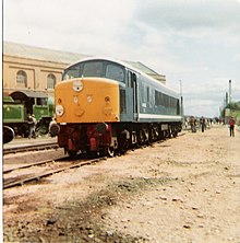 Steam and diesel locomotives on display at the Glasgow Works open day, 1981 St Rollox Open Day 1981 (more) - geograph.org.uk - 534020.jpg