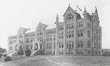 The first Main Building in 1889 St edwards 1889.jpg