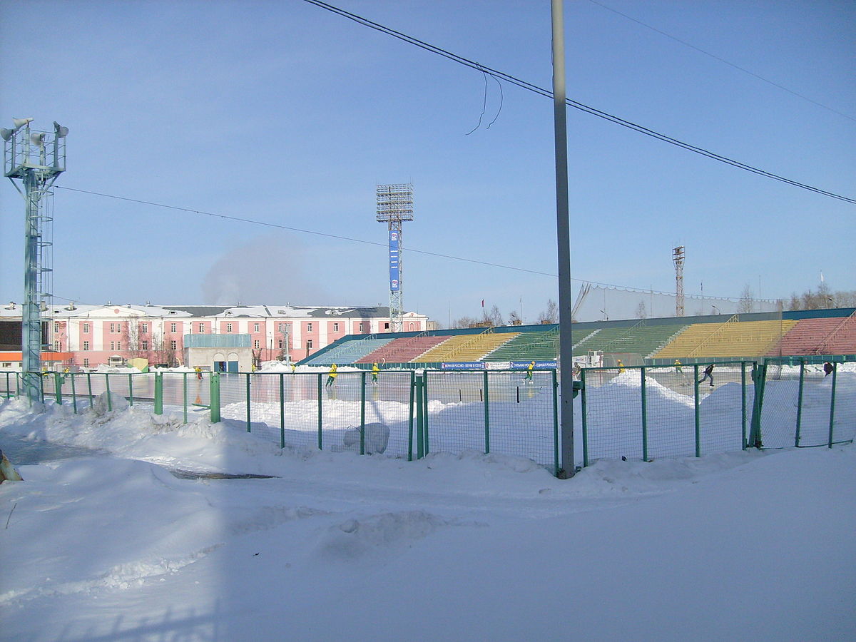 Стадион труд архангельск карта