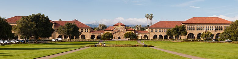 Panorama de l'université Stanford.