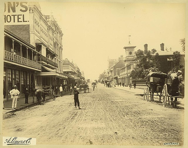 George Street in 1889