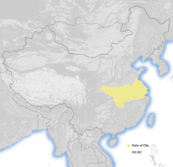 Держава Чу: історичні кордони на карті