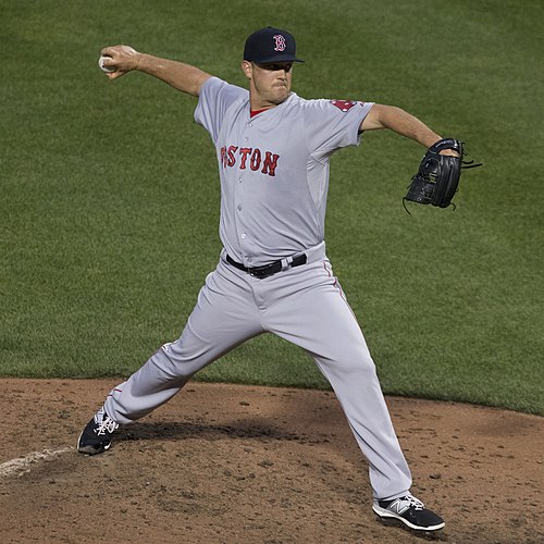 Wright with the Boston Red Sox in 2015