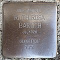 Stolperstein für Ruth Rosa Baruch