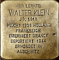 Stolperstein Köln, Walter Klein (Vogelsanger Straße 1)