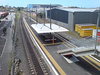 <span class="mw-page-title-main">Sylvia Park railway station</span> Railway station in New Zealand