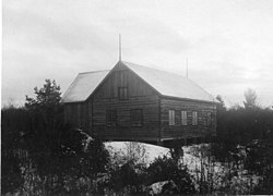 Haimoon työväenyhdistyksen työväentalo. Talo on rakennettu kesällä 1922.