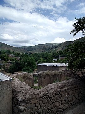 Tappeh Village from Iran Azerbaijan with blue sky.jpg