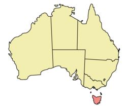 Položaj Tasmanije