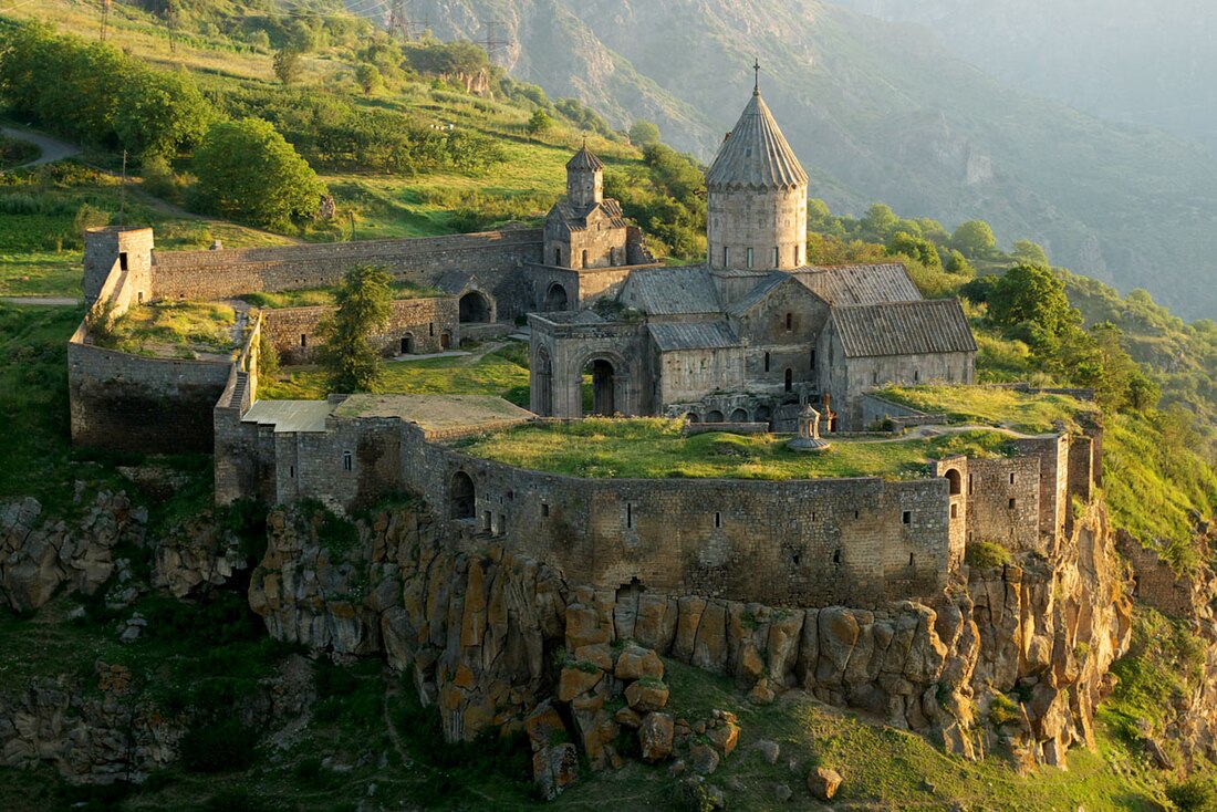 File:Tatev Monastery from a distance.jpg