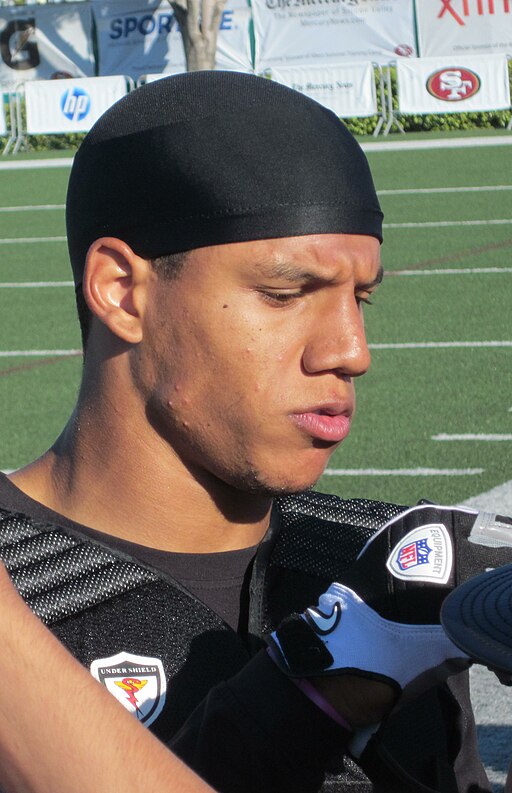 Taylor Mays at 49ers training camp 2010-08-09 1