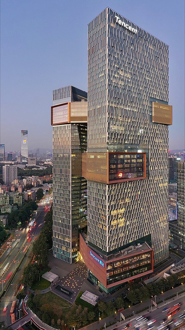 Tencent Seafront Towers in Shenzhen