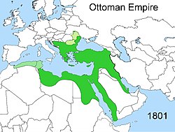 Territorial changes of the Ottoman Empire 1801