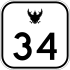 National Highway 34 shield}