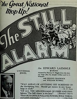 The Still Alarm advertisement in The Film Daily, 1926