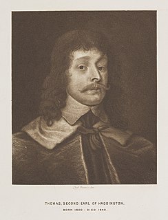 Thomas Hamilton, 2nd Earl of Haddington Scottish noble
