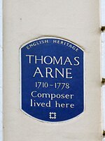 Thomas Arne Blue Plaque.JPG 