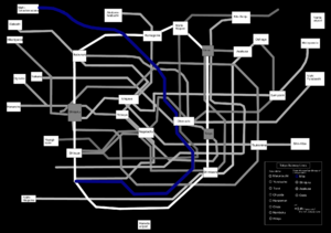 Parcours de la ligne Mita