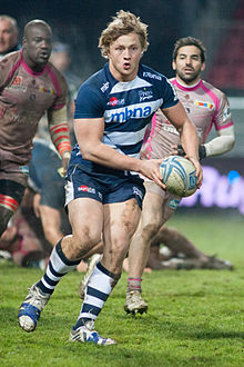 Tommy Taylor - US Oyonnax protiv Sale Sharks, 5. prosinca 2013.jpg