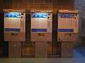 Three Ticket Vendering Machines at the East concourse, Perth railway station