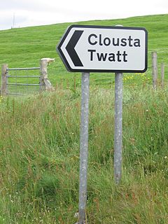 Twatt, Shetland Human settlement in Scotland