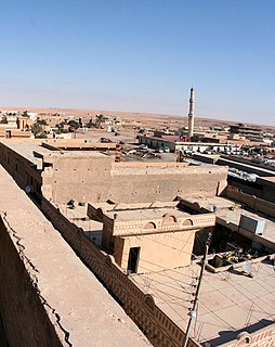 Ar-Rutbah Town in Al-Anbar, Iraq