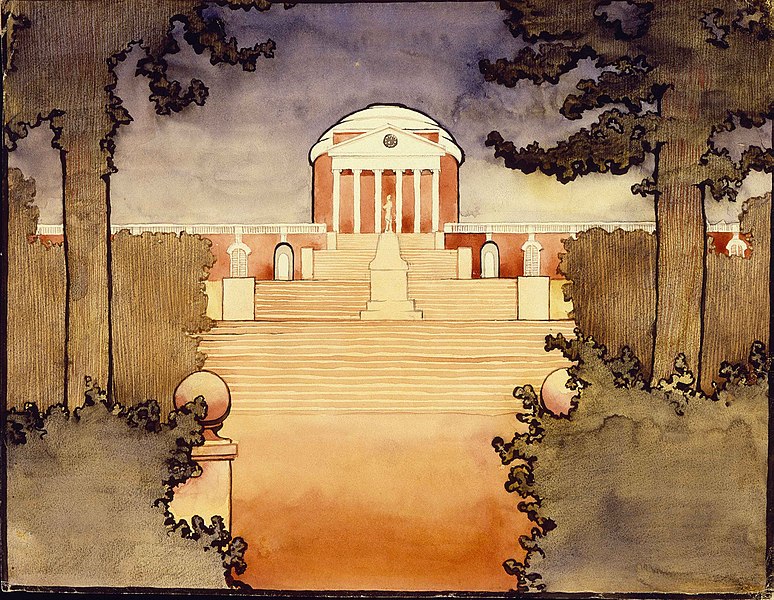 File:Untitled (Rotunda -University of Virginia), 1912-1914, Georgia O'Keeffe.jpg