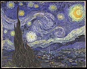 Vincent van Gogh, Tähtikirkas yö, 1889.