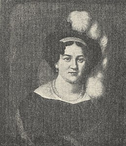 His wife Vendla Sofia von Willebrand