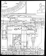 Le plan de la fosse vers 1900.