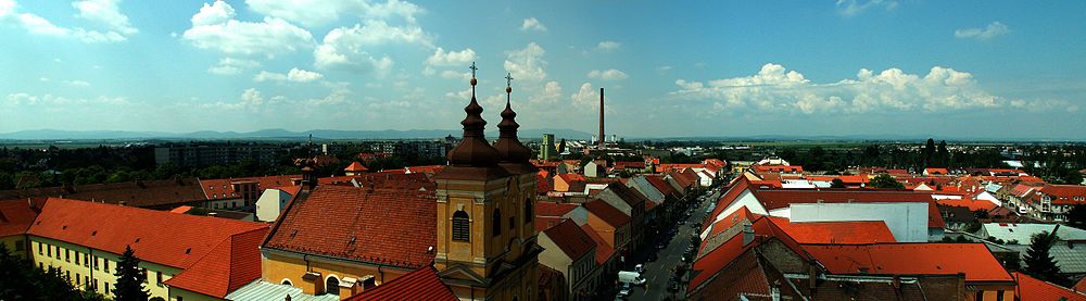 View from town tower in Trnava - Slovakia.jpg