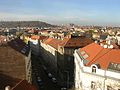 View from Vyšehrad towards Prague Castle