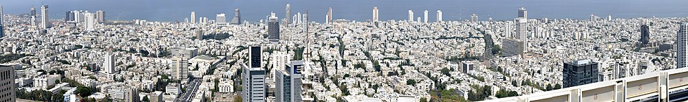 View of Tel Aviv from the Azrieli Center (Panorama).jpg