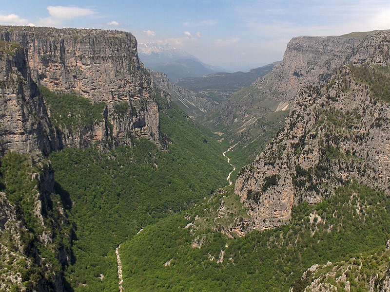 File:Vikos Gorge from Beloe.jpg