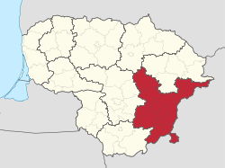 Vilnius County in Lithuania.svg