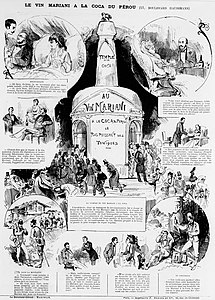 La Vie parisienne, 1877, dessins d'Albert Robida[29]
