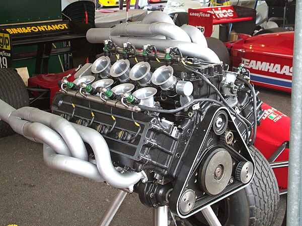 Life W12 engine on display at Goodwood Festival of Speed 2009