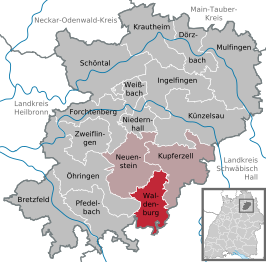 Kaart van Waldenburg